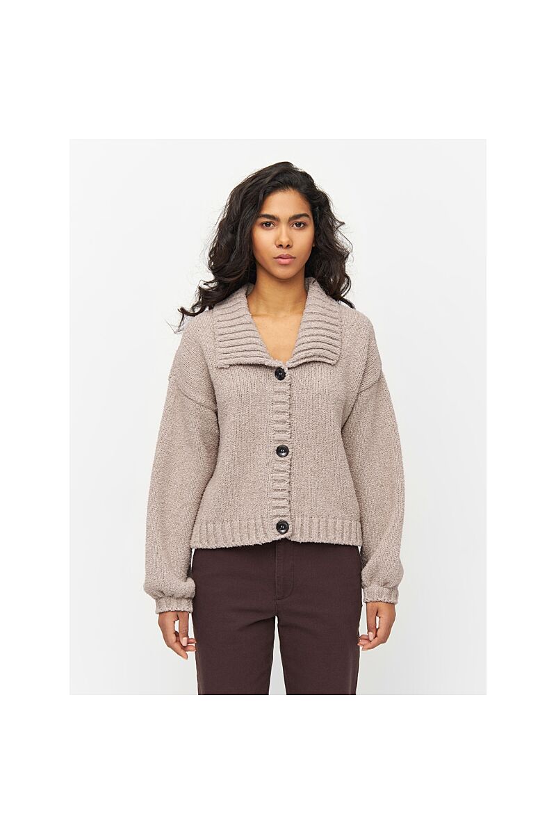 Big button cardigan women's shop